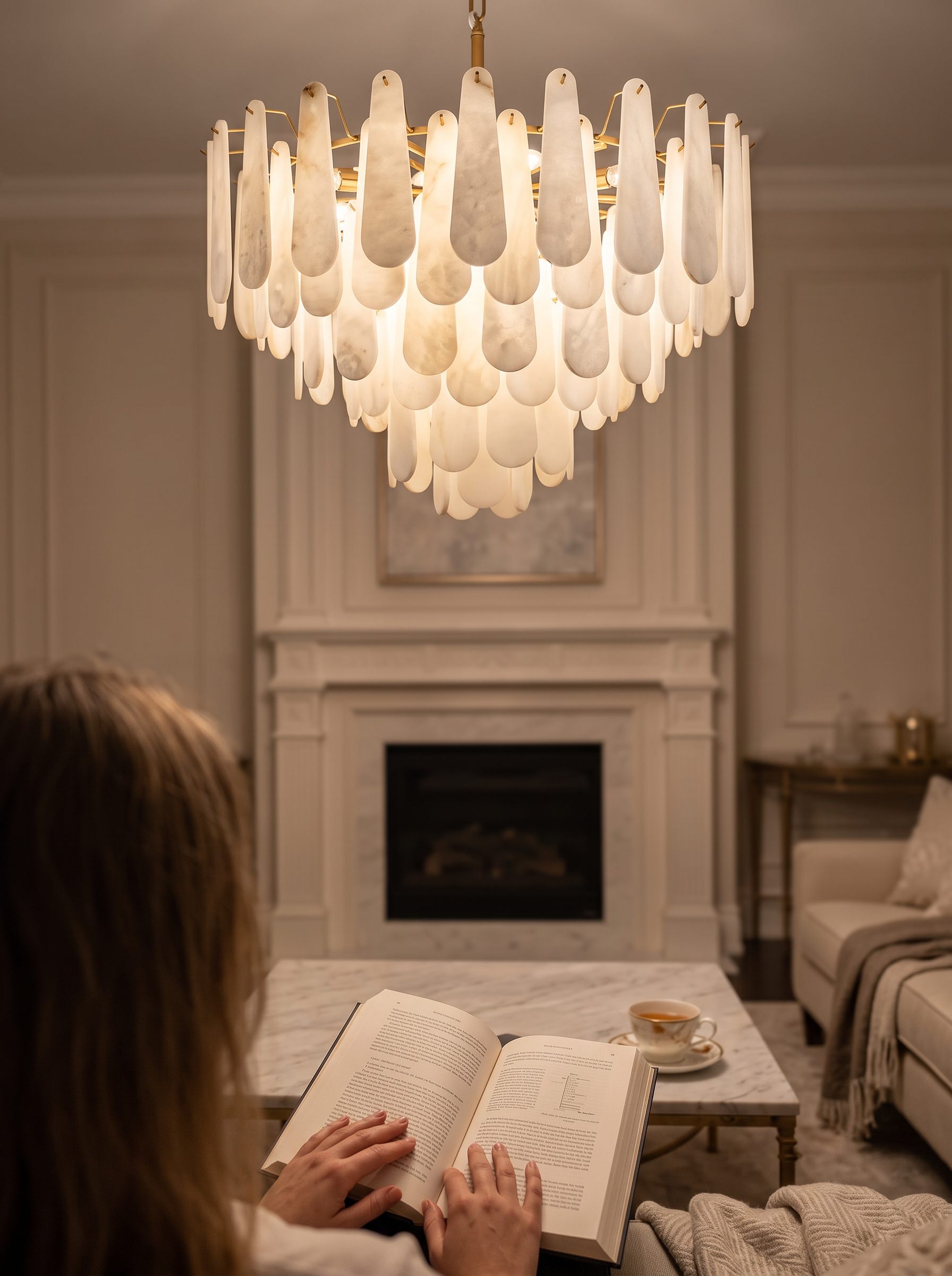 GOODNEST HALLOW layered rings reading as one shape from across a room