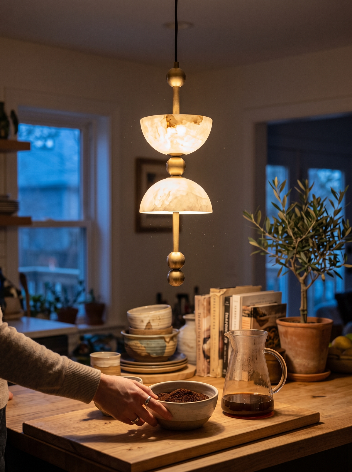 CAIRN pendant light escaping between sections