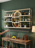 GOODNEST RIDGE wall mounted wine rack using no floor space