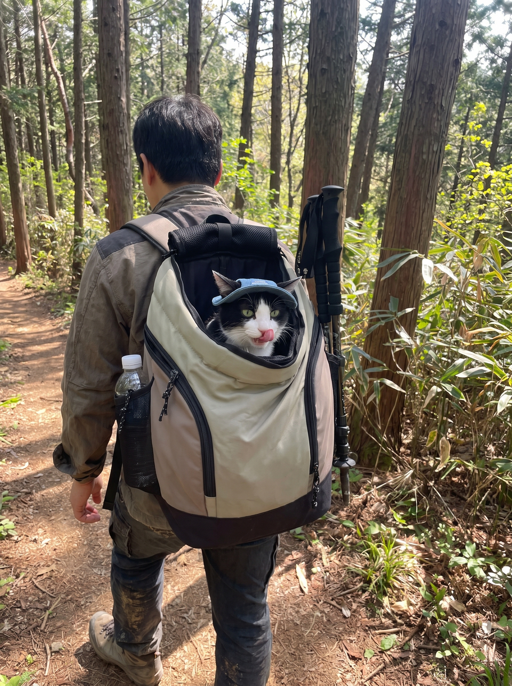 GOODNEST SATCHEL carried on a long walk
