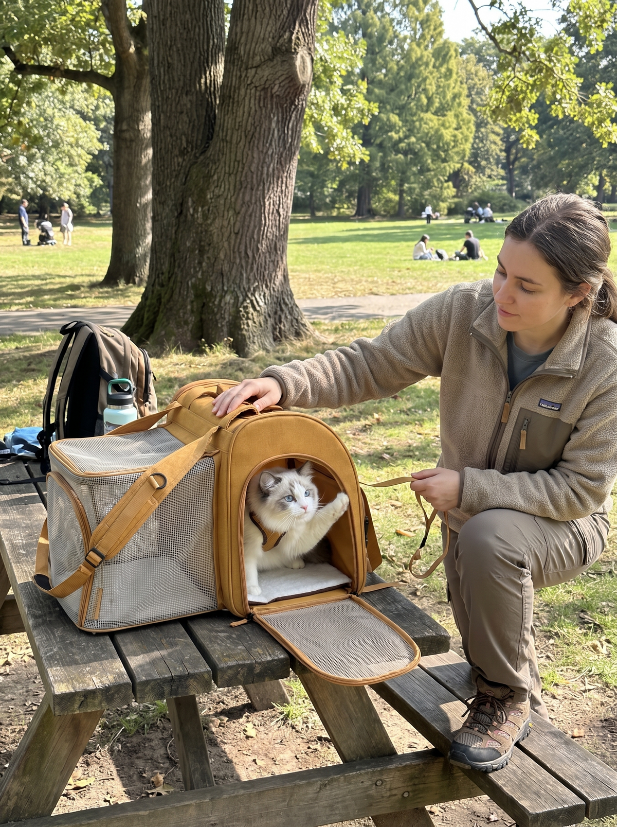 GOODNEST TREK expanded so a pet can lie down