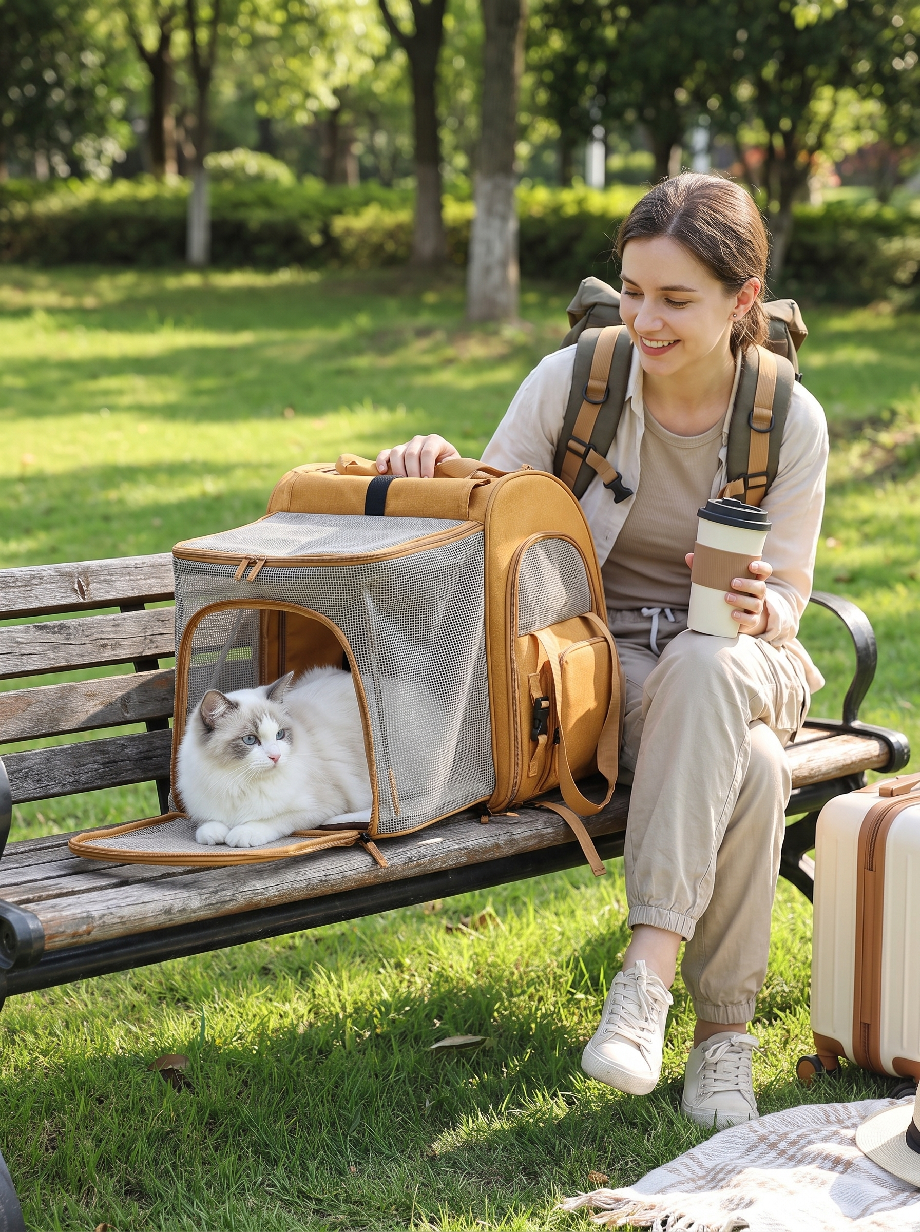 GOODNEST TREK carrier closed for travel