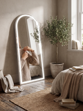 GoodNest Aura 63 inch lighted arch floor mirror