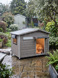 GoodNest Kennel 40 inch weatherproof dog house outdoors