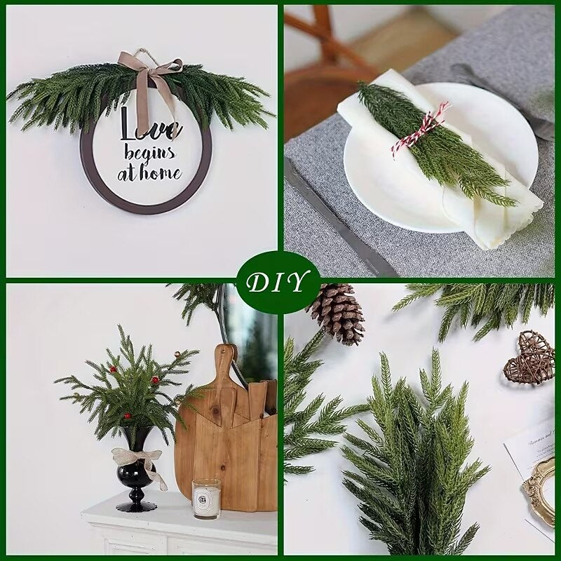 Boreal 18" Pine & Cedar Stems, Set of 10
