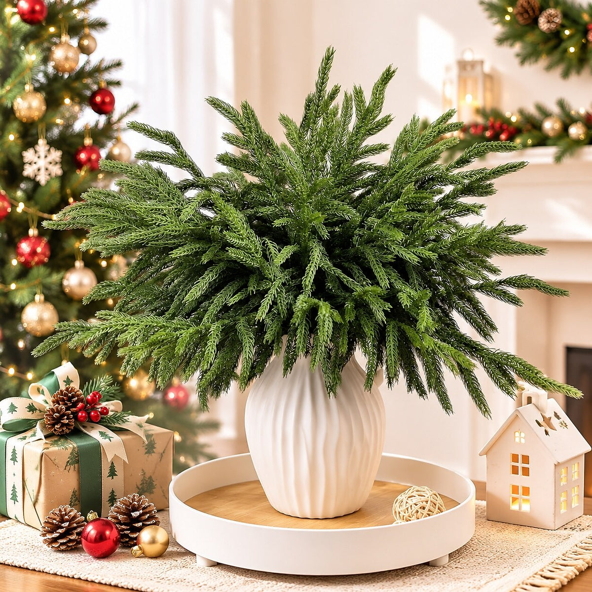 Boreal 18" Pine & Cedar Stems, Set of 10